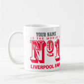 Mug Numéro Un Ventilateur Liverpool (Gauche)