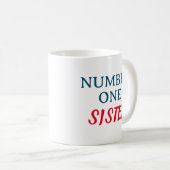 Mug Numéro une soeur (Devant droit)