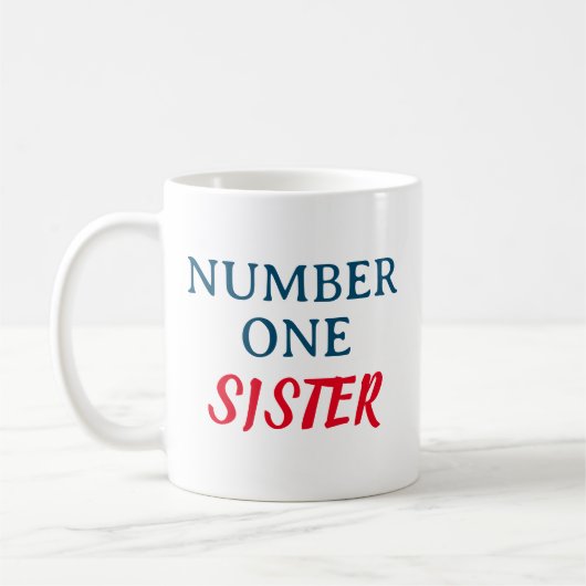 Mug Numéro une soeur (Gauche)
