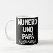 Mug Numero Uno Papa Italien Père Père Numéro 1 Papa (Gauche)