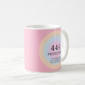 Mug Numérologie moderne des anges Aura 444 (Devant droit)