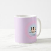 Mug Numérologie moderne des nombres anges 111 Intuitio (Devant droit)