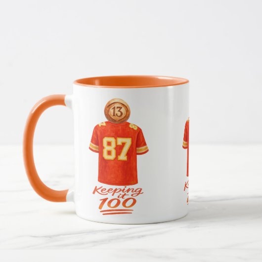 Mug Numerology It Adds Up: Keeping It 100 (Gauche)