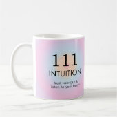Mug Numéros d'ange Numérologie 111 Intuition (Gauche)