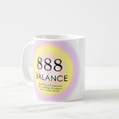 Mug Numéros d'ange Numérologie Signification 888 Balan (Devant gauche)