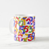 Mug Numéros de couleurs (Devant gauche)