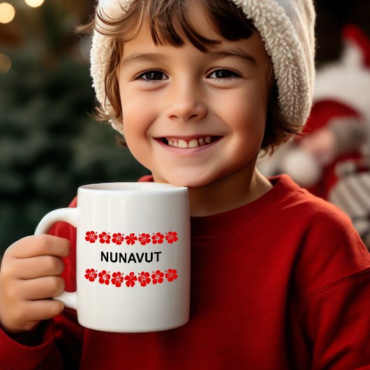 Mug Nunavut Aloha Bands rouge couleur claire