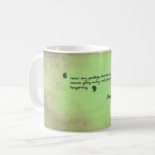 Mug Nunca diga Adeus (Devant gauche)