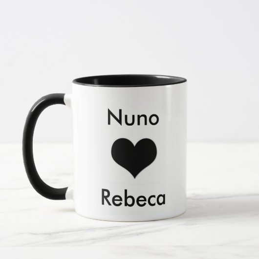 Mug Nuno et rebeca (Gauche)