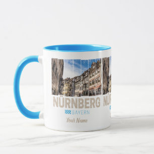 Mug Nuremberg Bavière Vintage Allemagne Souvenir
