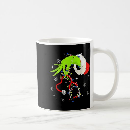 Mug Nurse Christmas Stethoscope Nurses Xmas Pajamas Sa (Droite)