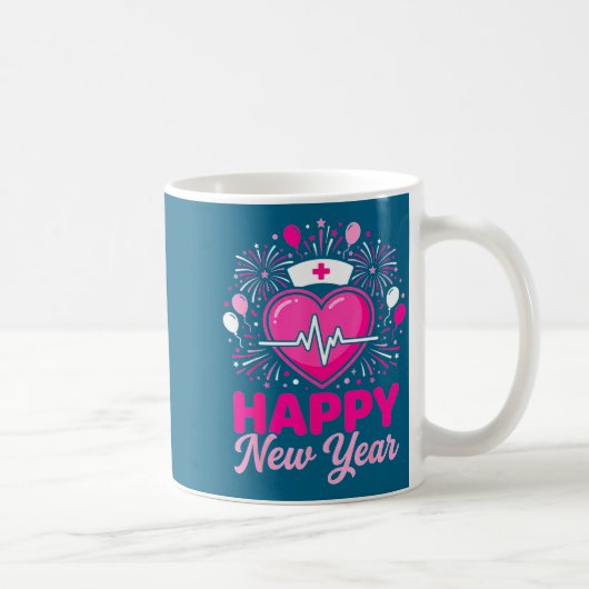 Mug Nurse Crew Heartbeat Nye Countdown Party Year Happ (Droite)