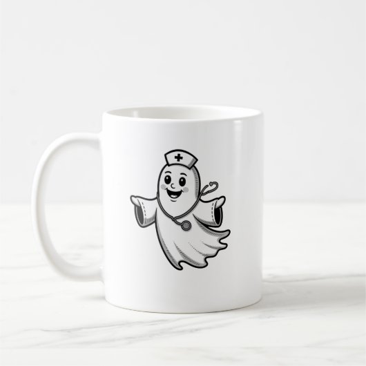 Mug Nurse Halloween Fun (Gauche)