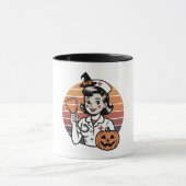 Mug Nurse Halloween Fun - Éffrayant Shift Magie (Centre)