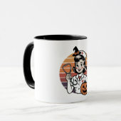Mug Nurse Halloween Fun - Éffrayant Shift Magie (Devant gauche)