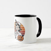Mug Nurse Halloween Fun - Éffrayant Shift Magie (Devant droit)