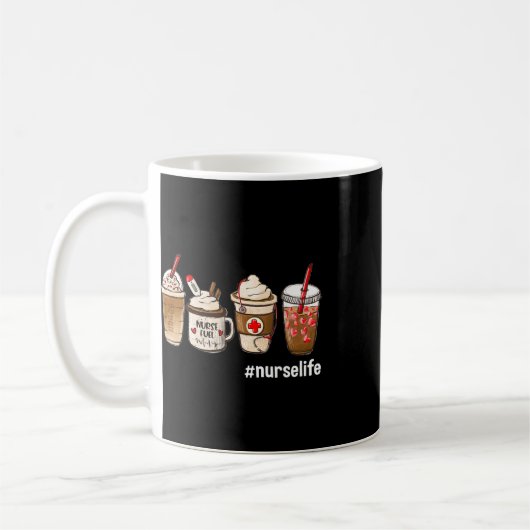 Mug Nurse Life Funny Coffee Nurses (Gauche)
