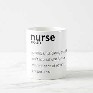 Mug Nurse Noun Proud Hero Job Nursing Quote