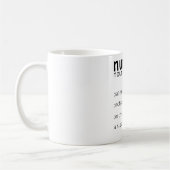 Mug Nurse Noun Proud Hero Job Nursing Quote (Gauche)