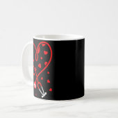 Mug Nurse Stethoscope Heart Valentine's Day Nursing  (Devant gauche)