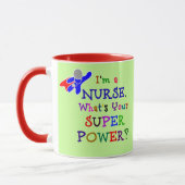 Mug Nurse Superhero (Gauche)