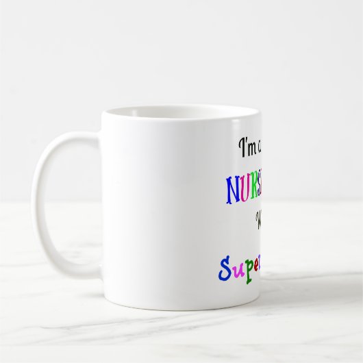 Mug Nurse Superhero (Gauche)