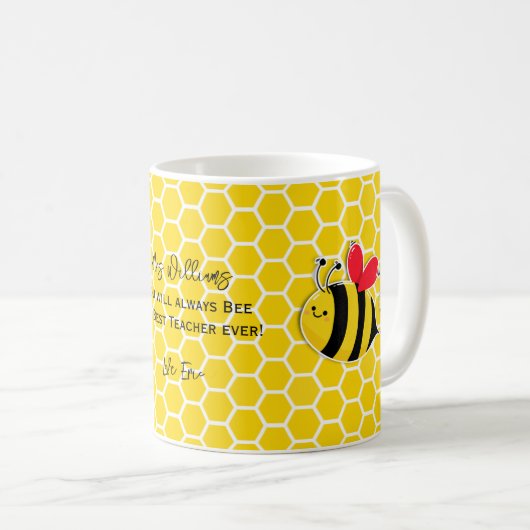 Mug Nursery vous serez toujours le meilleur enseignant (Devant droit)