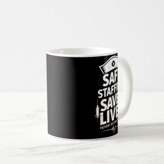 Mug Nurses Strike Save Nursing Suprt Safe Staffing Sav (Devant droit)