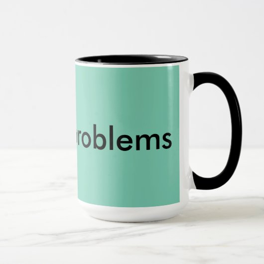 Mug #nursingissues aqua & black (Droite)