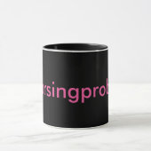 Mug #nursingissues noir & rose (Centre)