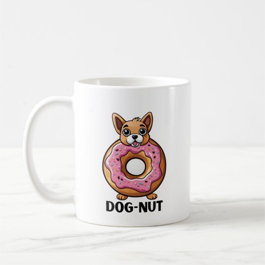 Mug Nut de chien adorable (Gauche)