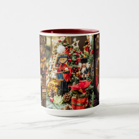 Mug Nutcracker Ajouter un nom Christmas Coffee Cadeau (Centre)