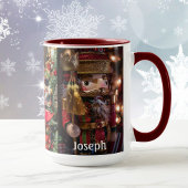 Mug Nutcracker Ajouter un nom Christmas Coffee Cadeau