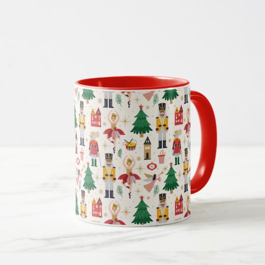 Mug Nutcracker Ballet Motif de vacances (Devant droit)