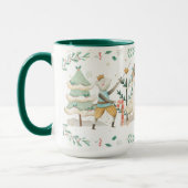 Mug Nutcracker Ballet Noël Festif Nom du cadeau  (Gauche)