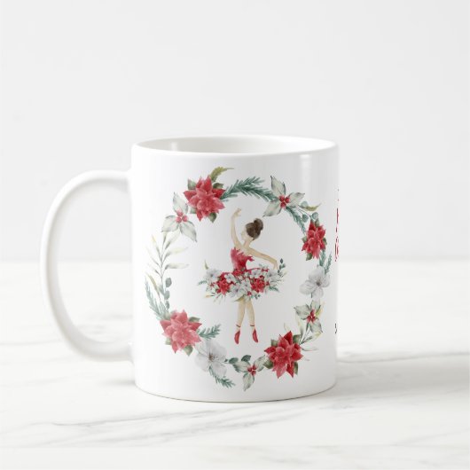 Mug Nutcracker mignon Ballerina Noël (Gauche)
