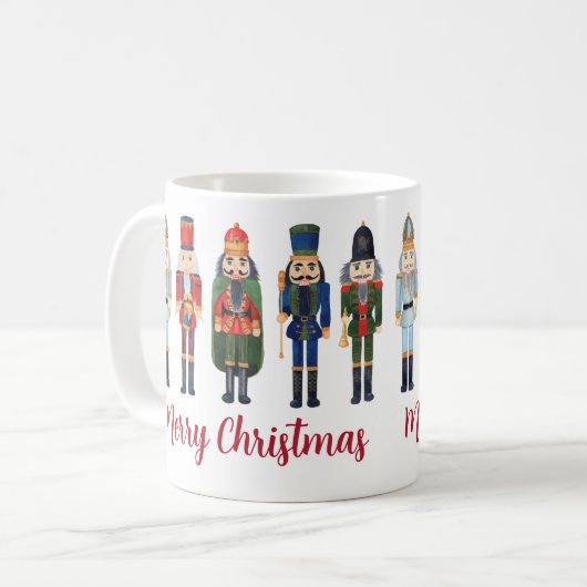 Mug Nutcracker mignon Joyeux Noël (Devant gauche)