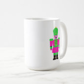 Mug Nutcracker Noël chaud rose (Devant droit)