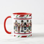 Mug Nutcracker Personnalisez Nom et voeux de Noël (Gauche)