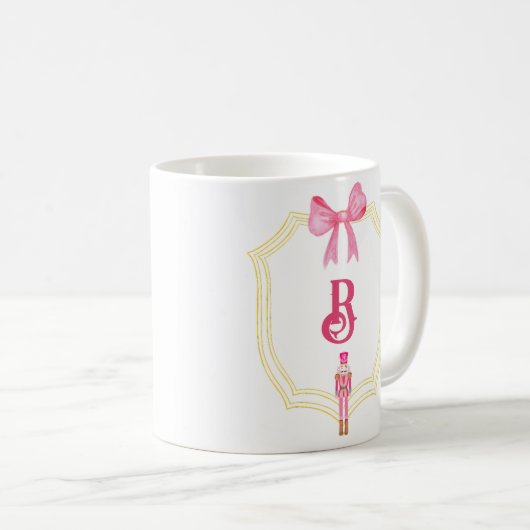 Mug Nutcracker rose personnalisé (Devant droit)