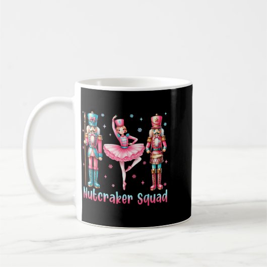 Mug Nutcracker Squad Ballet Dance Merry Christmas Wome (Gauche)