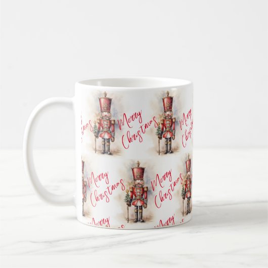 Mug Nutcracker vintage & Joyeux Noël (Gauche)