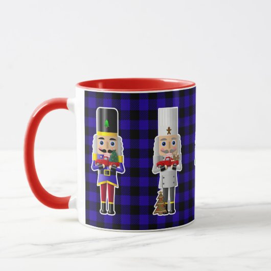 Mug Nutcrackers avec petits camions rouges (Gauche)