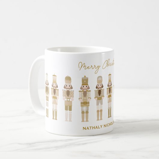 MUG NUTCRACKERS D'OR NOËL (Devant gauche)