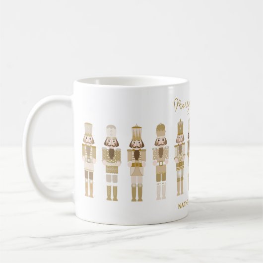 MUG NUTCRACKERS D'OR NOËL (Gauche)