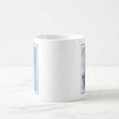 Mug Nuthatch à poitrine rouge Peinture d'art original (Centre)