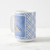Mug Nuthatch à poitrine rouge Peinture d'art original  (Devant gauche)