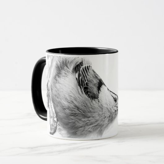 Mug Nuthatch, Oiseau Blanc (Devant gauche)