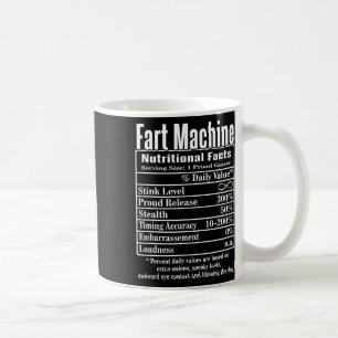 Mug Nutrion Facts Machine Papa plaisante Drôle Farny