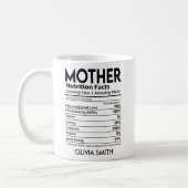 Mug Nutrition Facts Mother Funny Mother (Gauche)